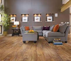 living room with vinyl floors