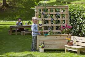 Mobile Planter With Trellis Boards Direct