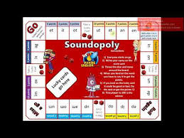 phonics clroom board game for esl