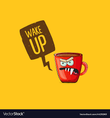 cute red coffee cup vector image