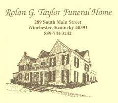 rolan g taylor funeral home memorials