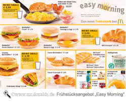 Mcdonald's bietet morgens keine burger, chicken nuggets und co. Mcdonalds Fruhstuck Fur 1 Euro