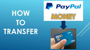 transfer paypal money to debit card