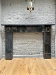 Antique English Fireplace Mantel In