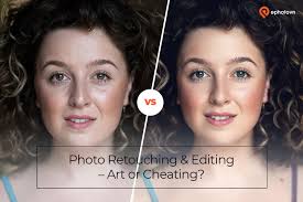 photo retouching editing art or