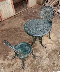 Cast Iron Garden Table Chair