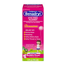 Benadryl Childrens Childrens Dye Free Allergy Liquid