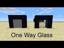 Minecraft One Way Glass Walls In