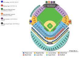 tropicana field seating chart