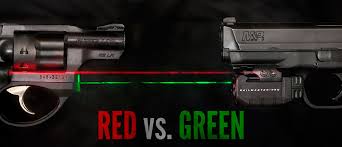 red vs green laser sights lucky