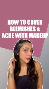 cover blemishes acne with makeup