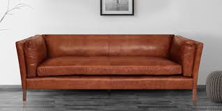 conuous leatherette 3 seater sofa