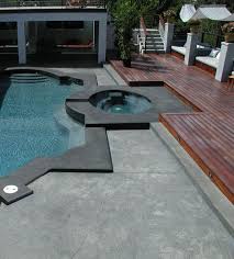 Outdoor Patio Decor Patio Concrete Pool