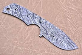 Take the knife out of the forge and place it on the anvil while still holding it with the tongs. Amazon Com 7 Inches Long Hand Forged Damascus Steel Blank Blade Skinning Knife With 3 Pin Hole An Inserting Hole Space 2 75 Inches Cutting Edge Drop Point Blade Sports Outdoors