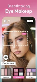 youcam makeup face editor on the app