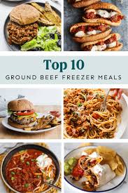 ground beef freezer meals