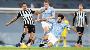 Manchester city's performance of the last 5 matches is better than newcastle united's. Cy7 Qul5epamzm