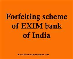 Forfeit/fortune, a 2008 album by crooked fingers. Forfeiting Scheme Of Exim Bank Of India