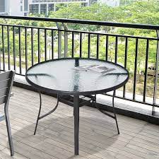 Outsunny 42 Inch Patio Dining Table