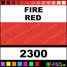 Fire Red Fluorescent Airbrush Spray Paints 2300 Fire Red