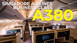 singapore airlines a380 business cl