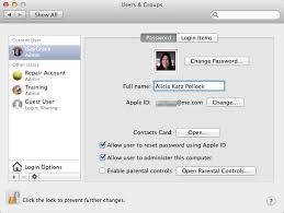 using your apple id to reset your mac s