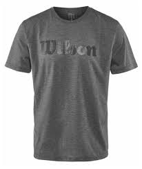 Details About Wilson Men Uw Tech T Shirts S S Jersey Dark Gray Casual Tee Gym Shirt Wra758501