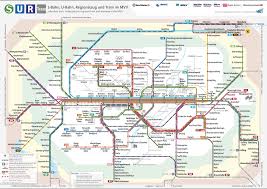 map of munich train railway lines and