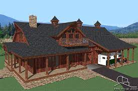Horse Barn With Living Quarters Floor