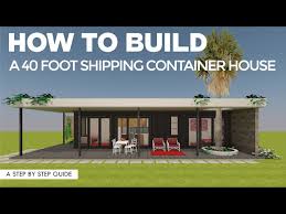 How To Build A Container Home