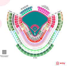 dodger stadium seating chart map
