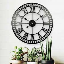 Weatherproof Garden Clock Retro Roman