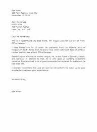 recommendation letter sle to show