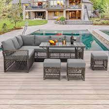 aecojoy outdoor furniture set 7 piece