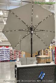 Solar Led Cantilever Umbrella At Costco