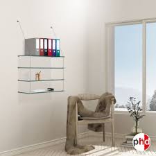 Wall Mounted Cable Shelf Glass