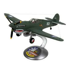 Details About 1 32 Die Cast Aircraft Wwii Flying Tigers P 40 Fighter Model For Home Decor