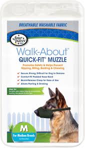 Four Paws Walk About Quick Fit Dog Muzzle M Chewy Com