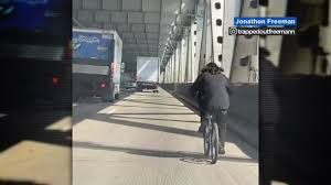 But almost immediately, according to testimony delivered wednesday by his former lieutenant. Video Shows Bicyclist Riding Across Bay Bridge Draws Honks From Drivers Abc7 San Francisco