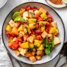 mexican fruit salad plant based on a