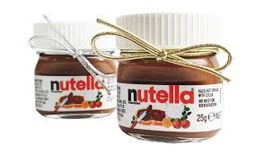 Purchase (1) digital label 3. Personalised Nutella Jars With Custom Label Bow