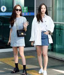 Struggling to choose what to wear? Krystal Jung S Fashion Look At Incheon Airport On June 3 2019 Codipop