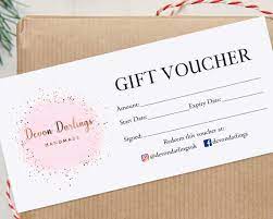 Gift Certificates For Small Businesses