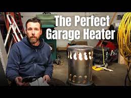 propane garage heater set up and