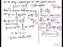 One Dimensional Wave Equation Examples