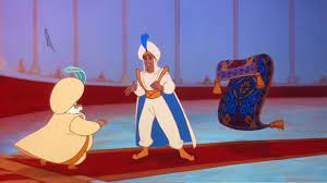 aladdin 1992 in palace sultan rides on