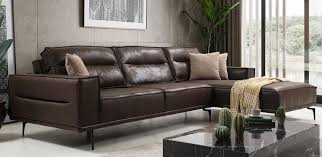 casa padrino luxury corner sofa brown