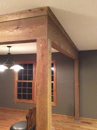 need help with cedar wrap on support beams