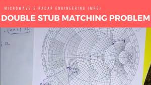 Smith Chart Double Stub Matching Problem Solution Microwave Radar Engineering