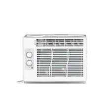 • the air conditioner can be installed without the side extensions if needed to fit in a narrow window.see the window opening dimensions. Ge 5 000 Btu 115 Volt Room Window Air Conditioner In White Ael05lx The Home Depot
